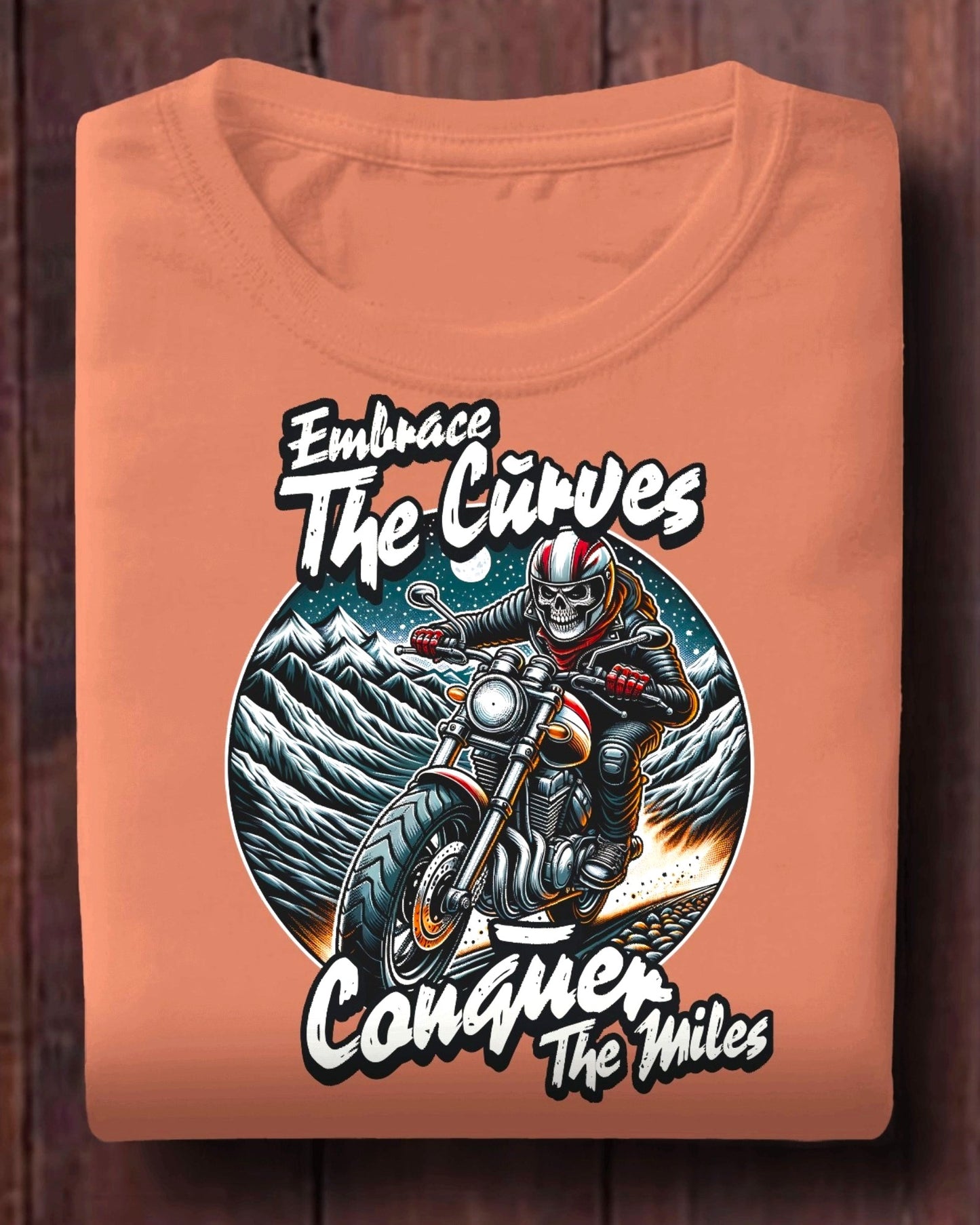 Embrace the Curves - Motorcycle Adventure Graphic Tee