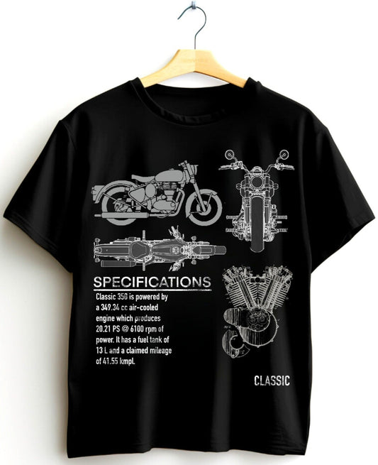 Vintage Classic 350 Enfield Blueprint collection - Limited Edition