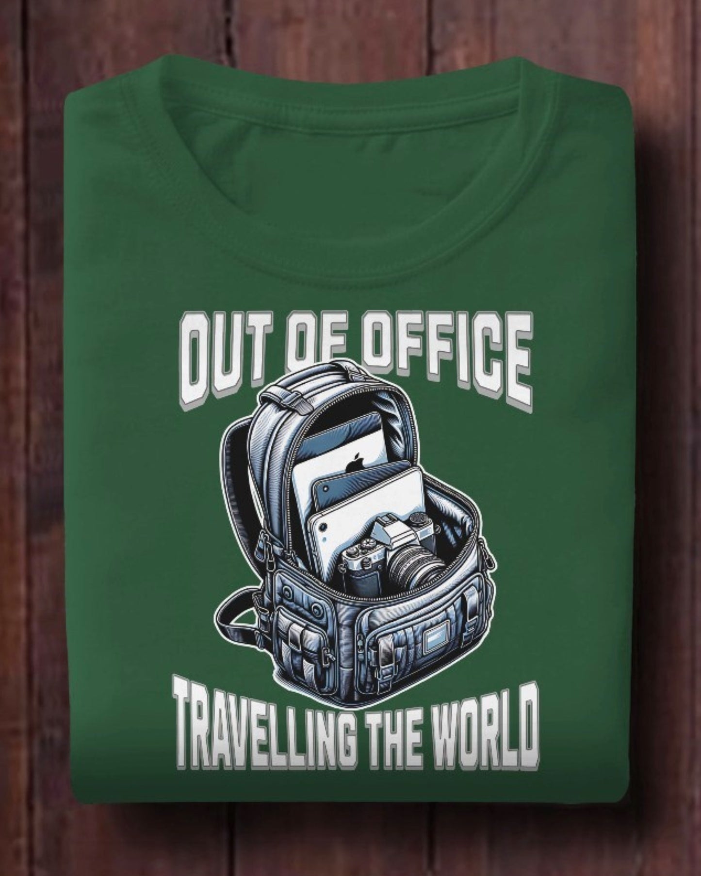 Out of Office Travel T-Shirt - Adventure Awaits