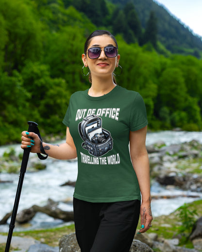 Out of Office Travel T-Shirt - Adventure Awaits