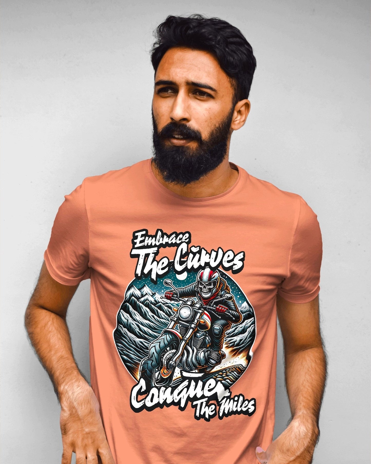 Embrace the Curves - Motorcycle Adventure Graphic Tee