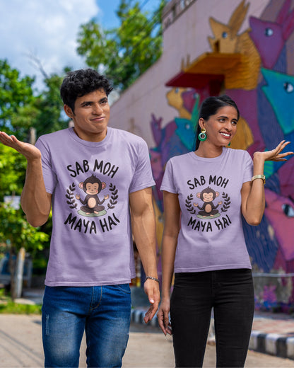 Monk Vibes: Sab Moh Maya Hai Graphic T-shirt