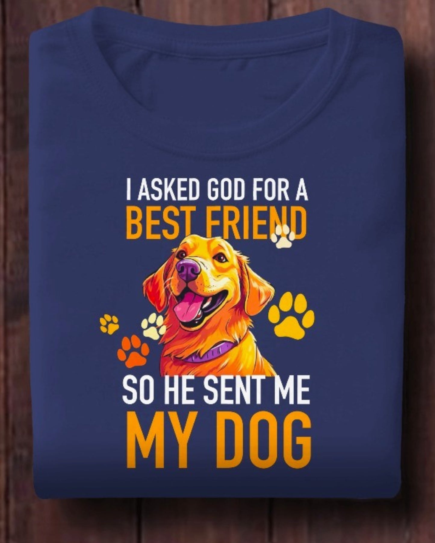 Divine Best Friend Tee - God Sent Me My Dog