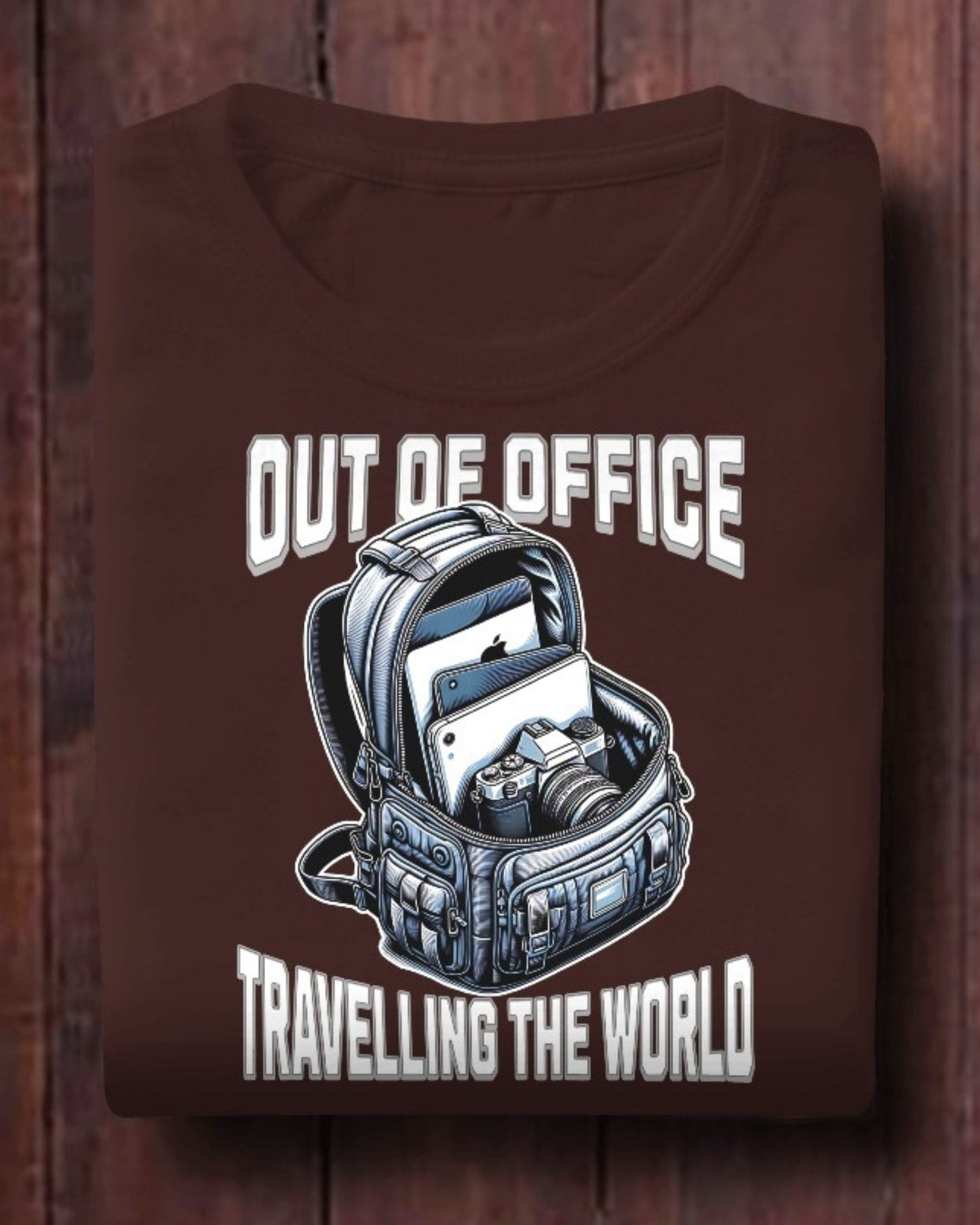 Out of Office Travel T-Shirt - Adventure Awaits