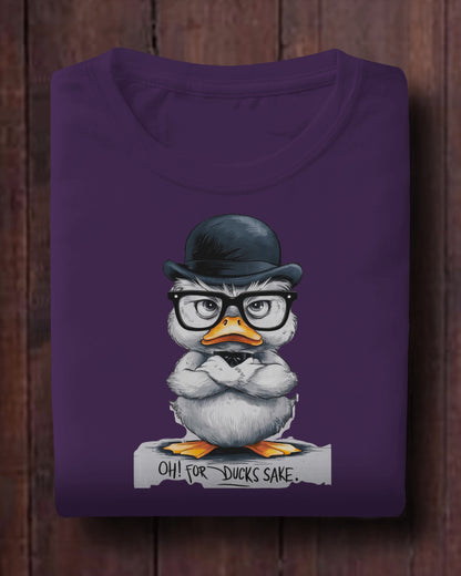 Oh! For Ducks Sake Graphic Tee – Quirky Duck Edition