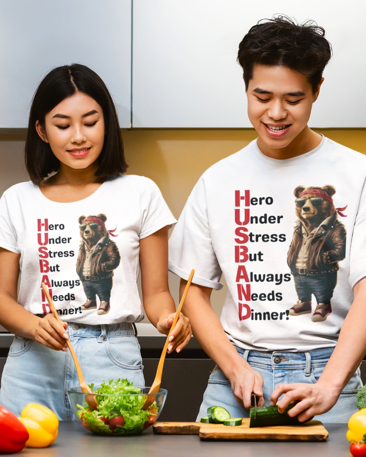 Heroic Husband Bear T-Shirts – Perfect Blend of Humor and Style