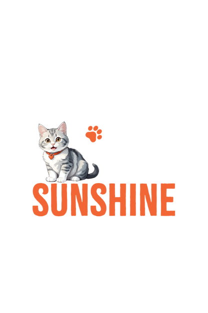 My Cat is my Sunshine-Crop Top