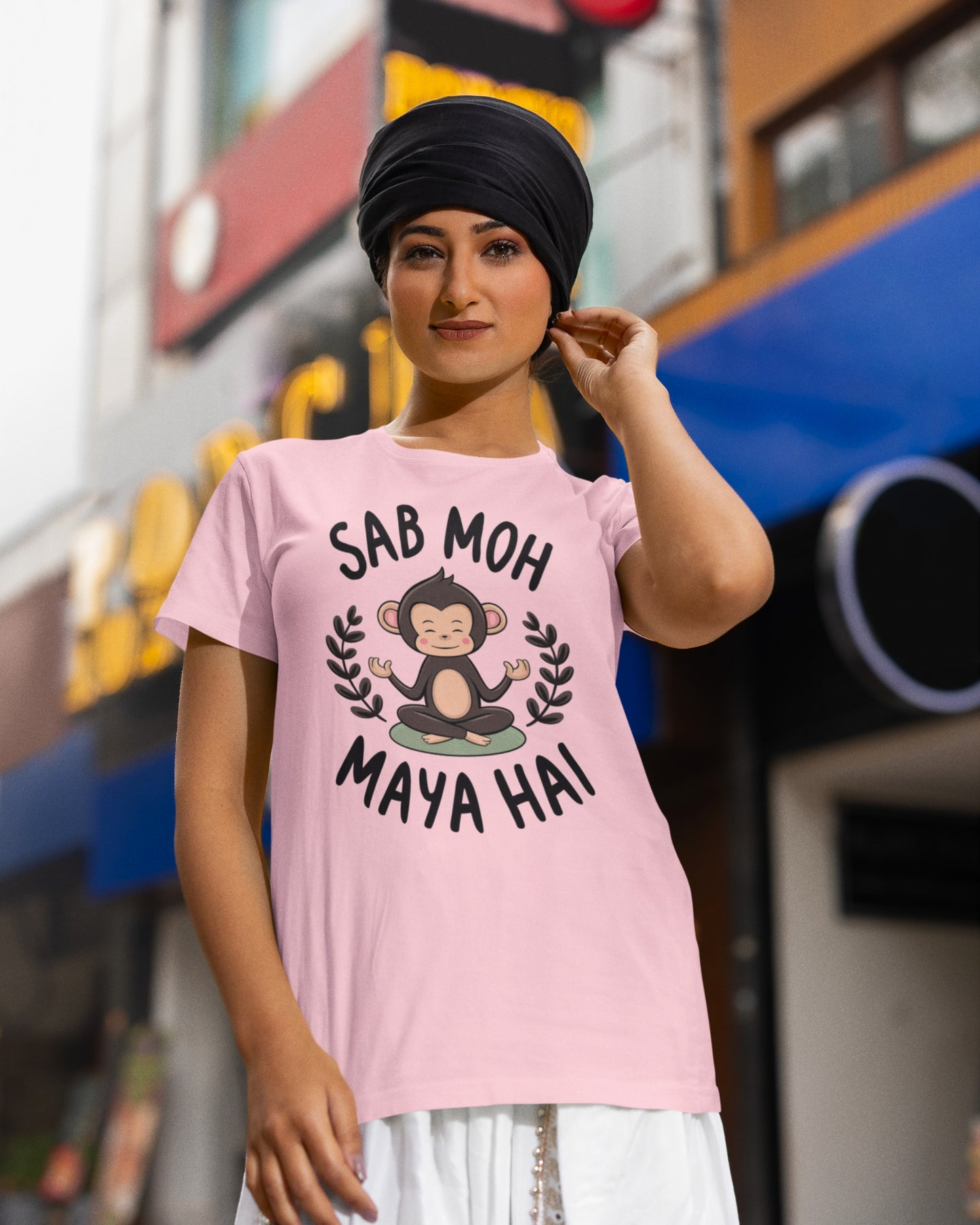 Monk Vibes: Sab Moh Maya Hai Graphic T-shirt