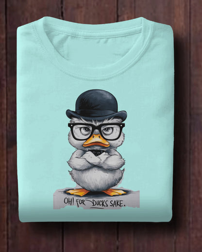 Oh! For Ducks Sake Graphic Tee – Quirky Duck Edition