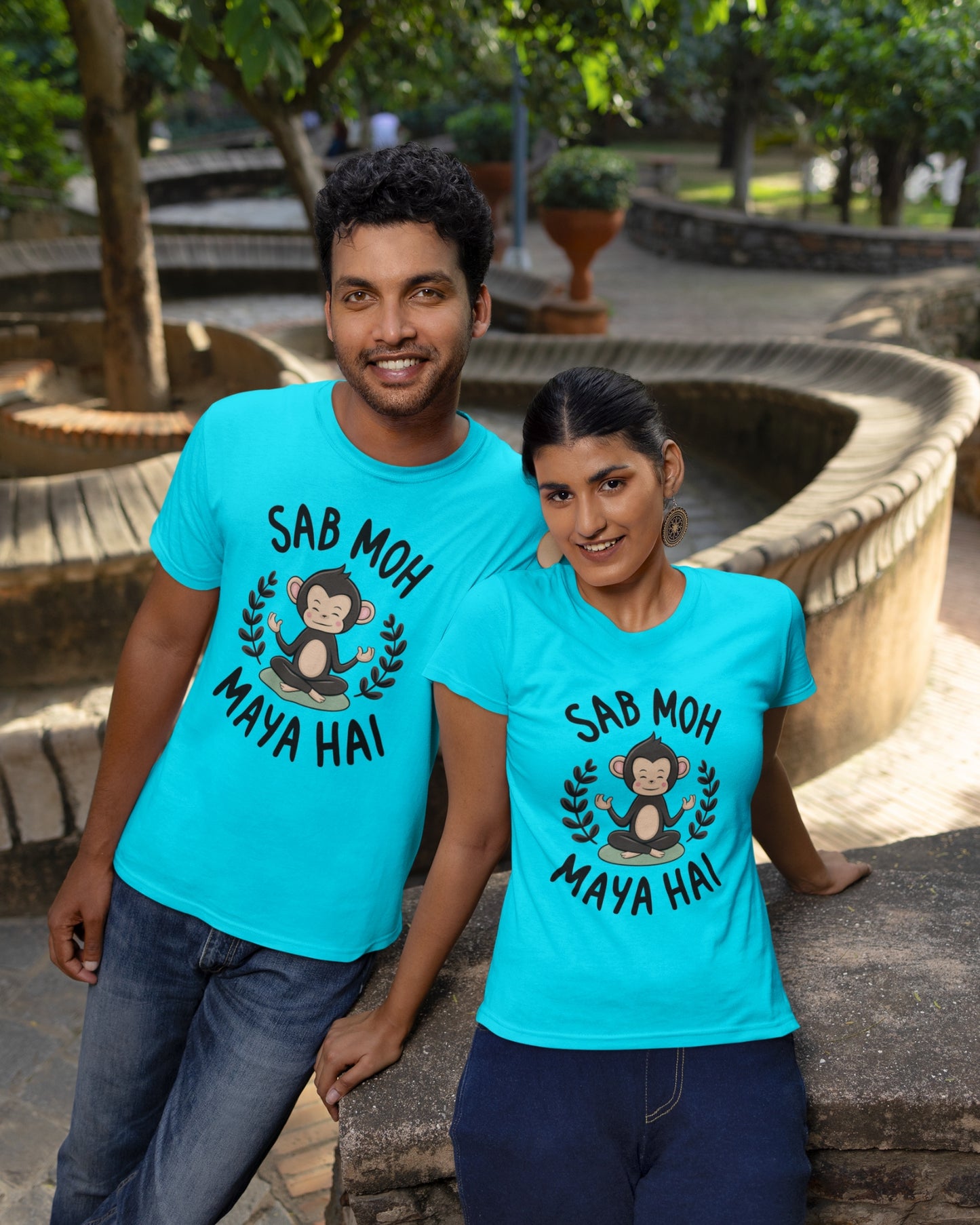 Monk Vibes: Sab Moh Maya Hai Graphic T-shirt