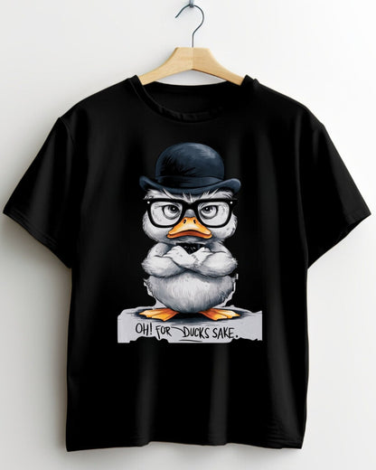 Oh! For Ducks Sake Graphic Tee – Quirky Duck Edition