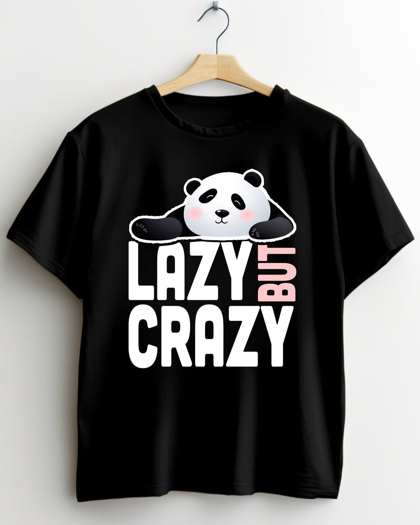 Funny Tshirts-Lazy But Crazy