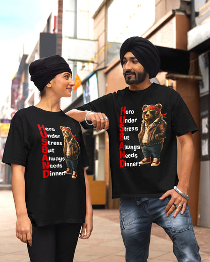 Heroic Husband Bear T-Shirts – Perfect Blend of Humor and Style