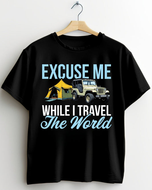 Excuse Me, I'm Traveling – Travel Lover's Unisex T-Shirt