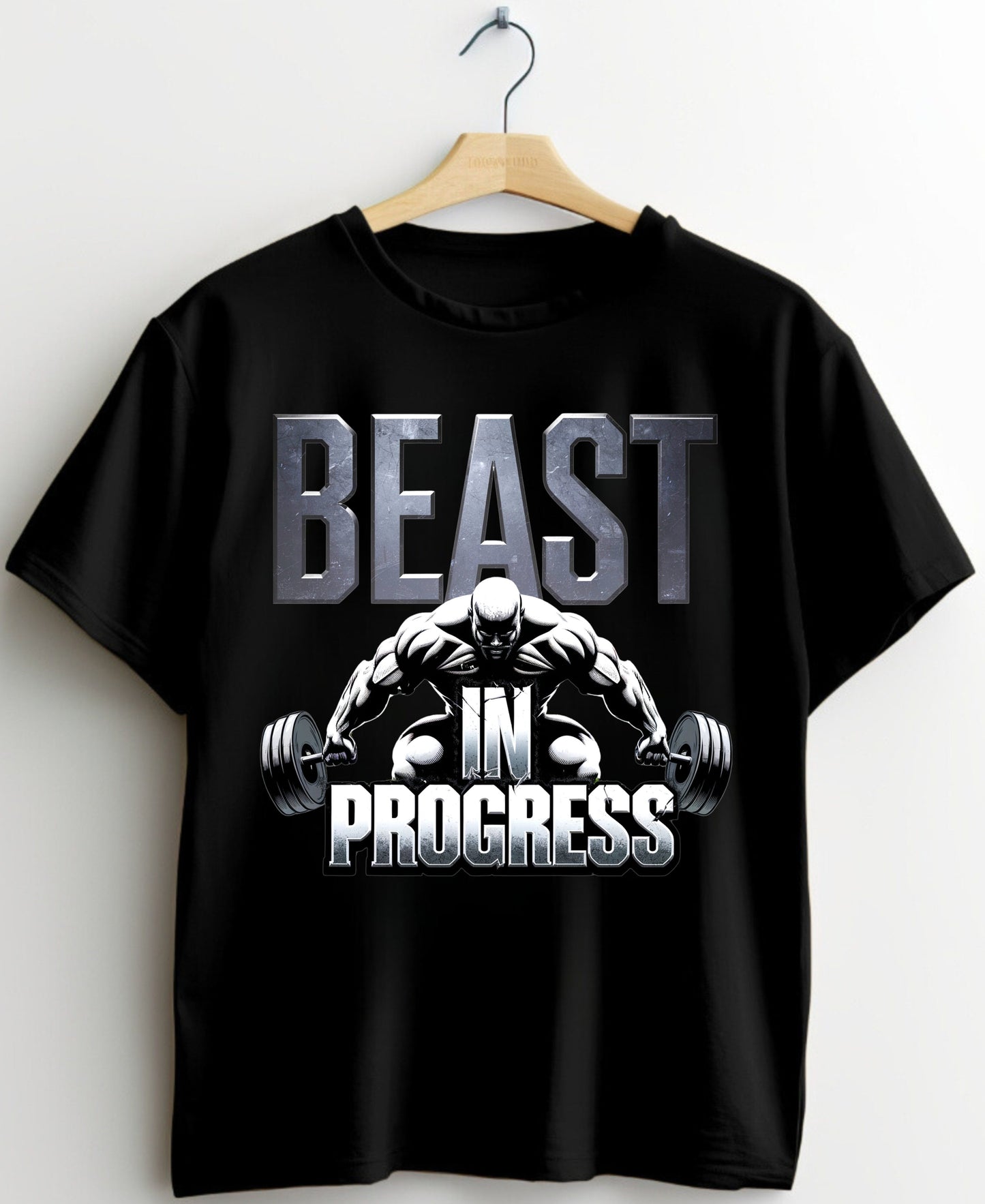 Beast Mode Activated: Men's Bold Workout T-Shirt