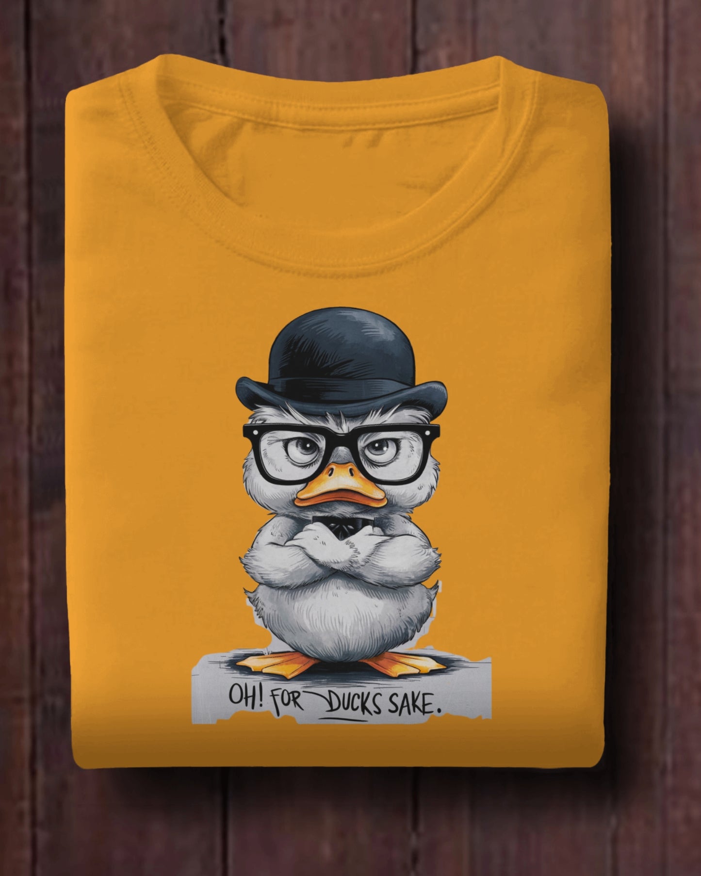 Oh! For Ducks Sake Graphic Tee – Quirky Duck Edition