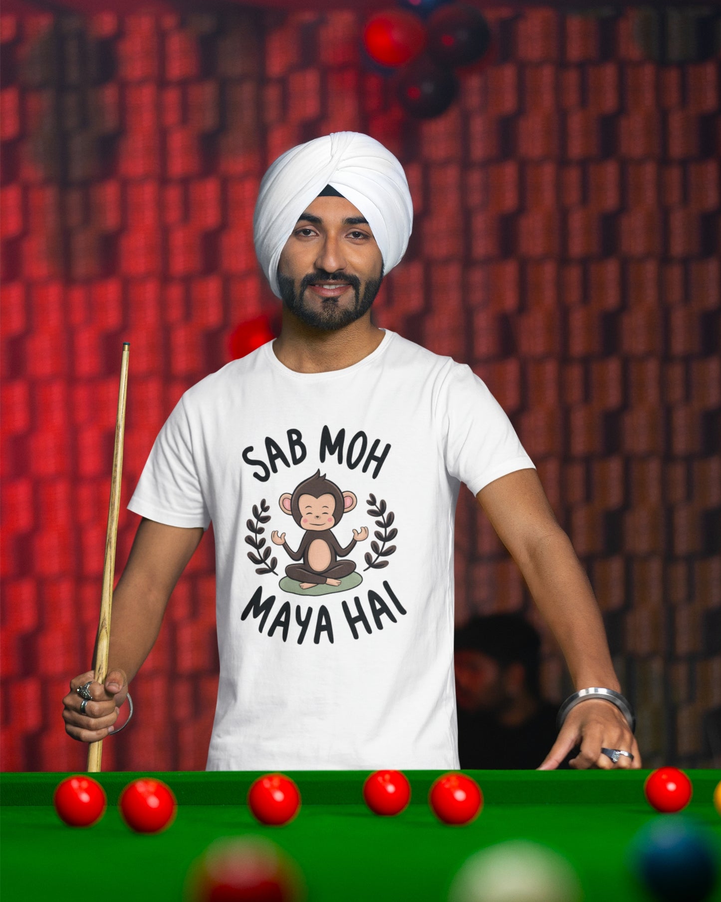 Monk Vibes: Sab Moh Maya Hai Graphic T-shirt