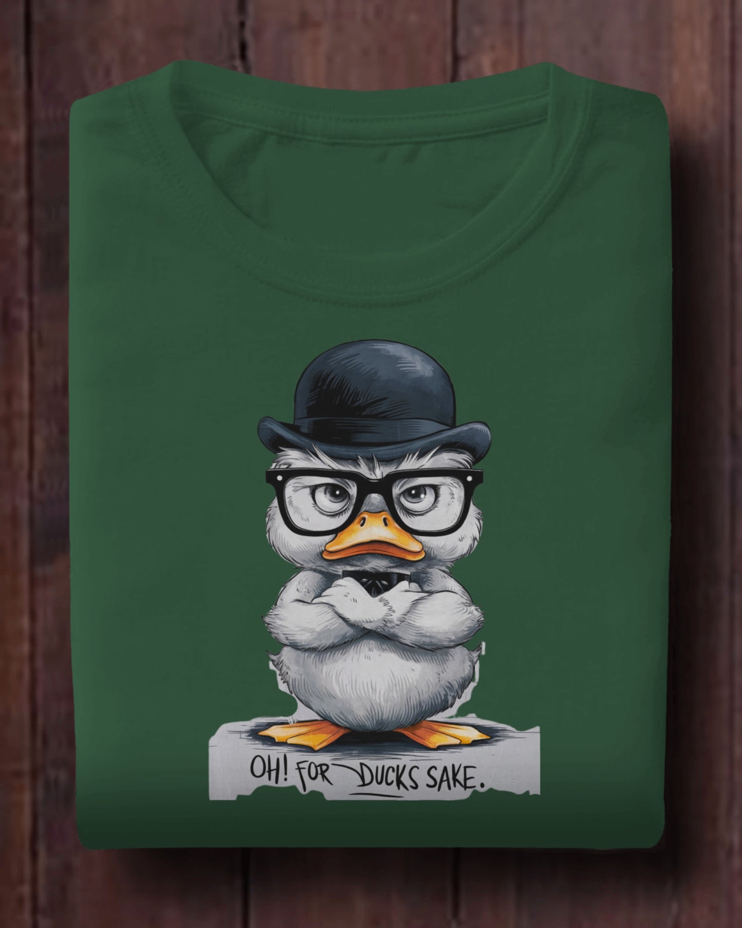 Oh! For Ducks Sake Graphic Tee – Quirky Duck Edition