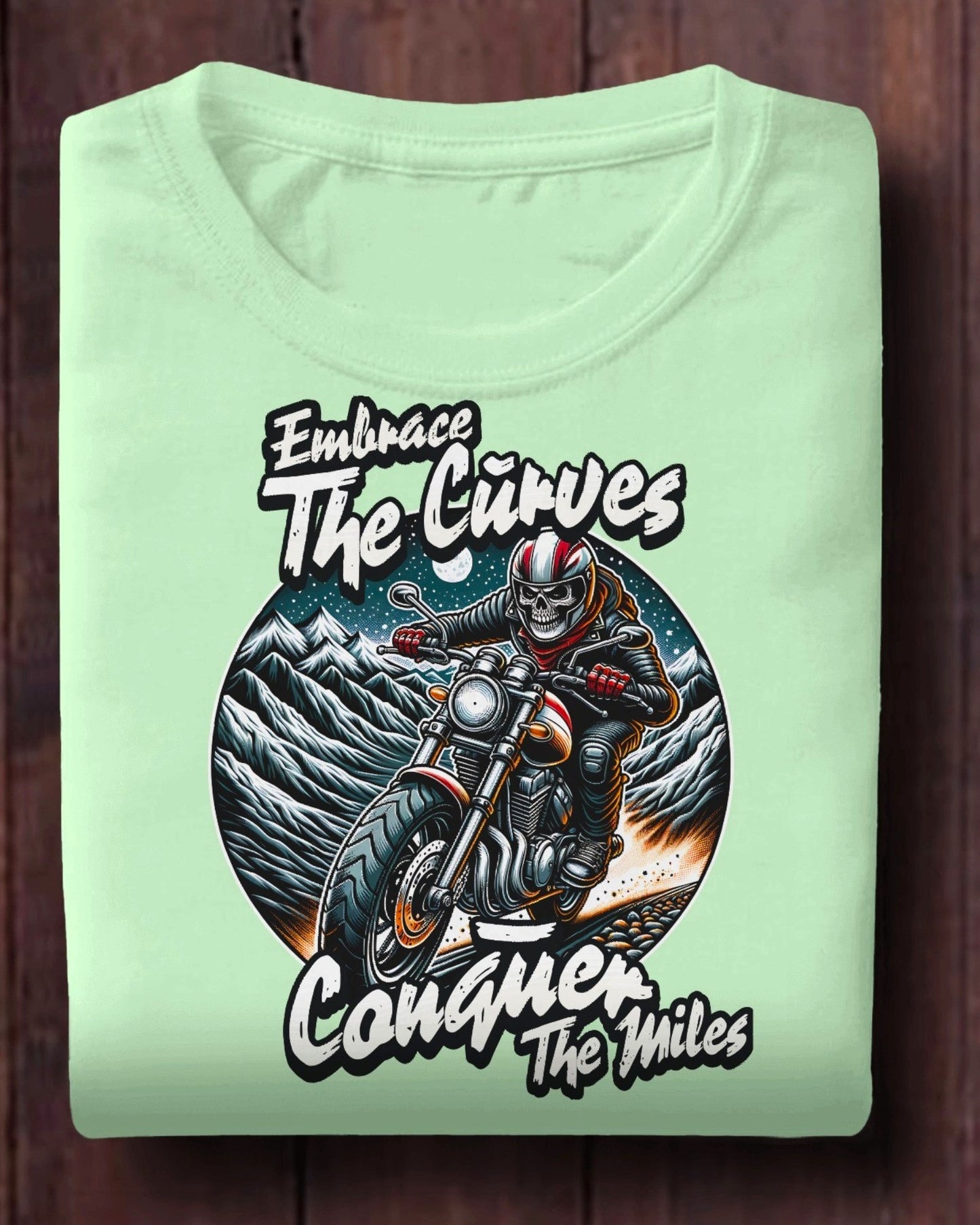 Embrace the Curves - Motorcycle Adventure Graphic Tee