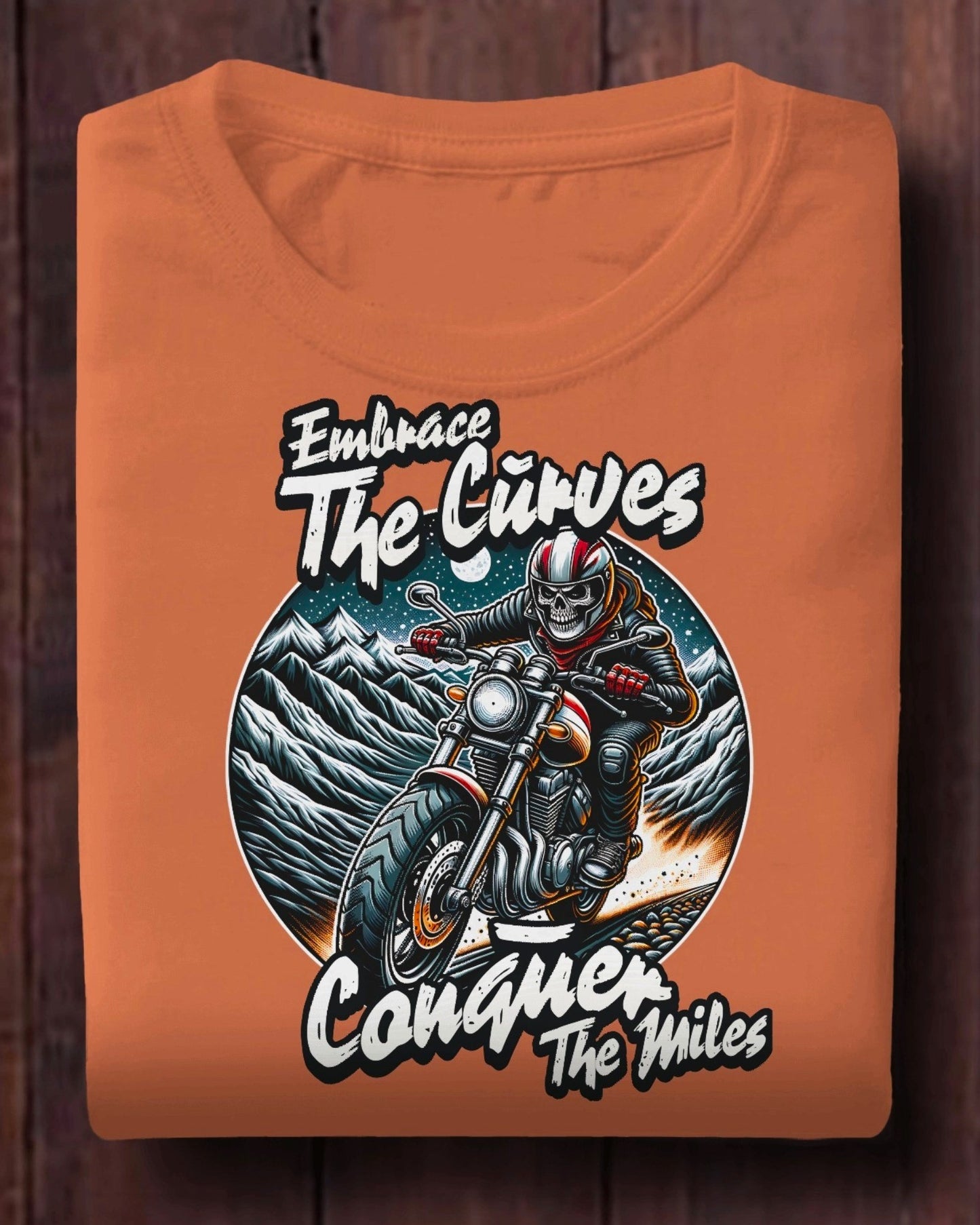 Embrace the Curves - Motorcycle Adventure Graphic Tee