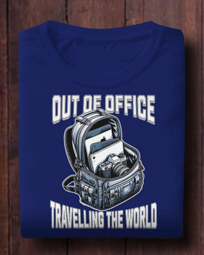 Out of Office Travel T-Shirt - Adventure Awaits