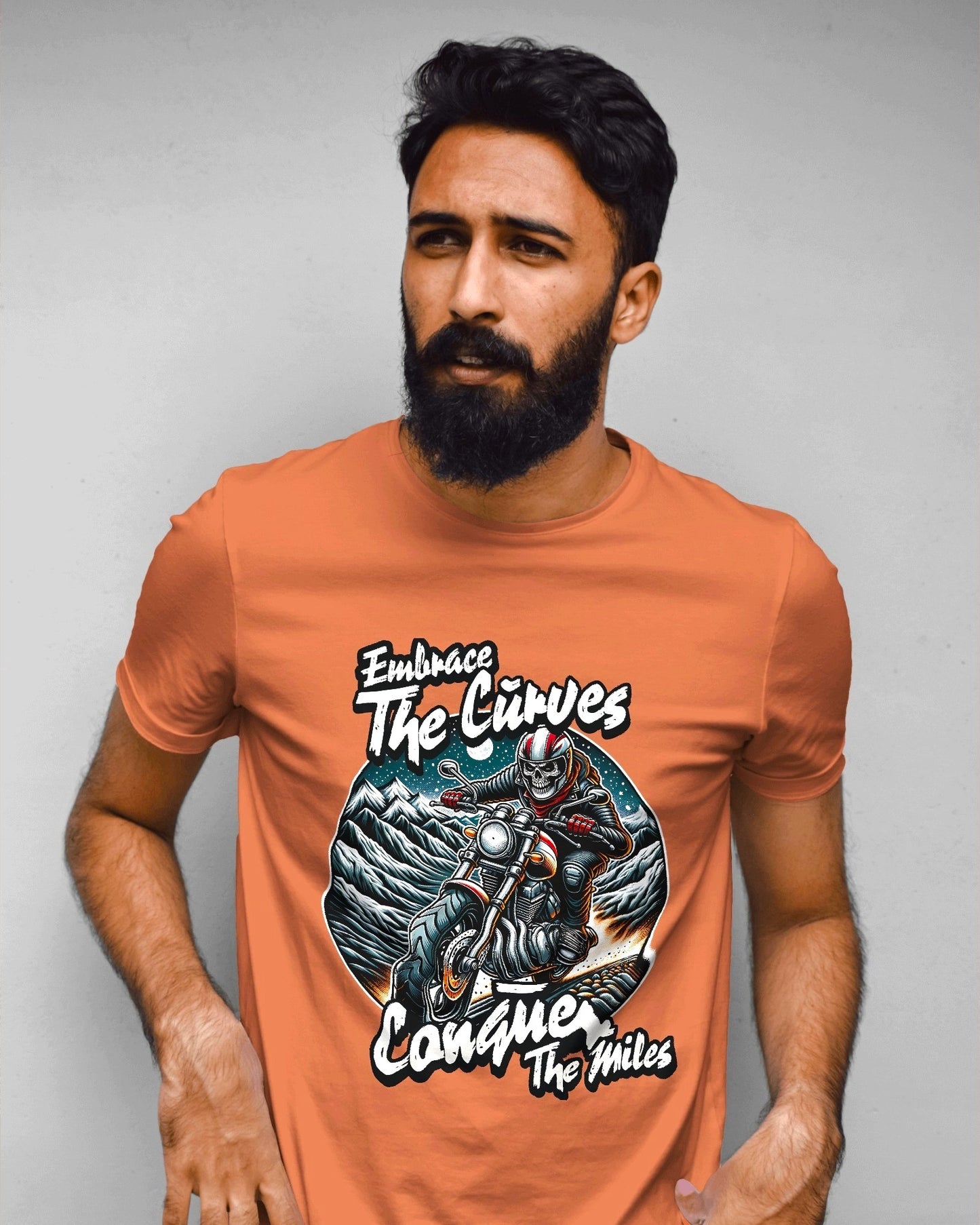 Embrace the Curves - Motorcycle Adventure Graphic Tee