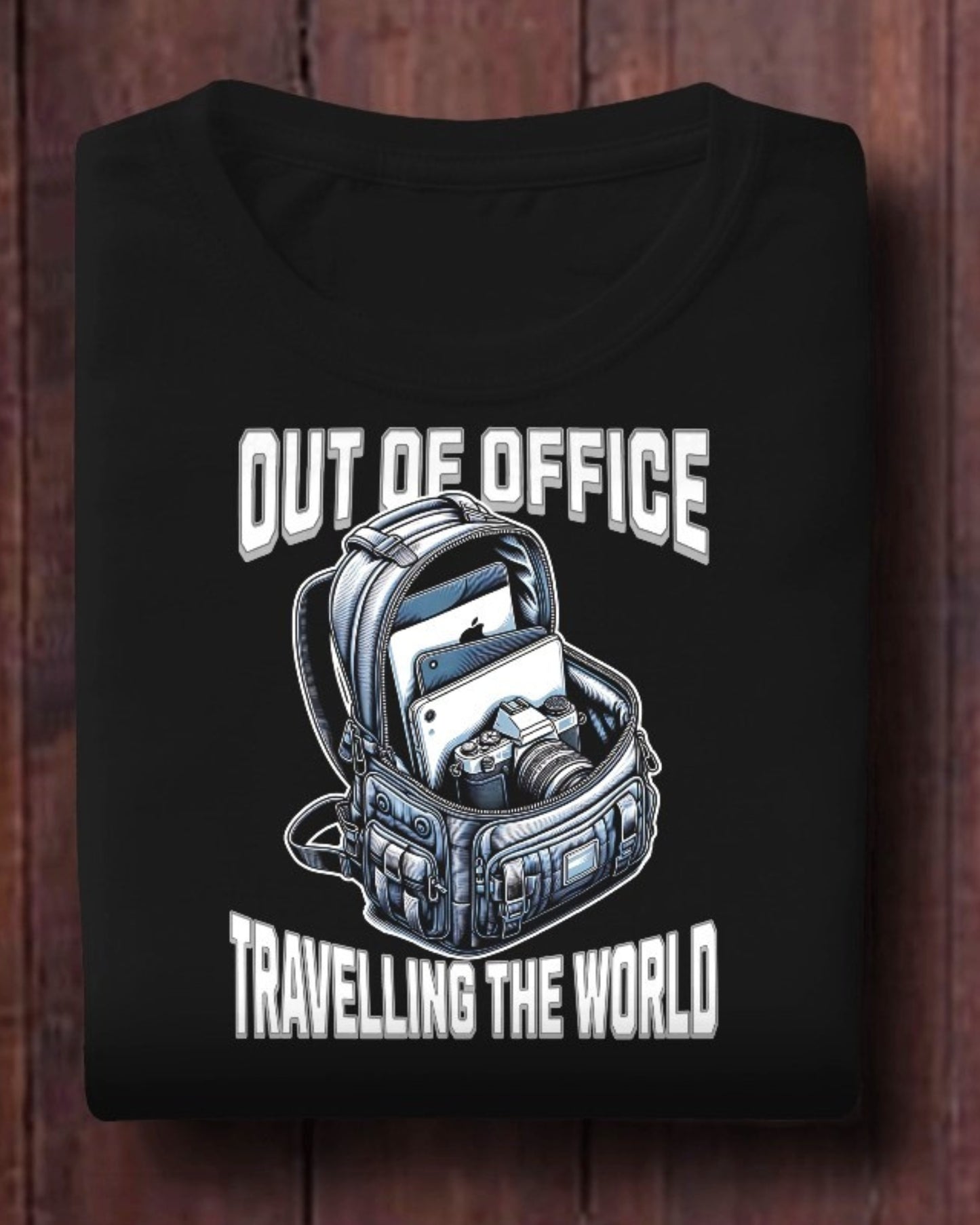 Out of Office Travel T-Shirt - Adventure Awaits