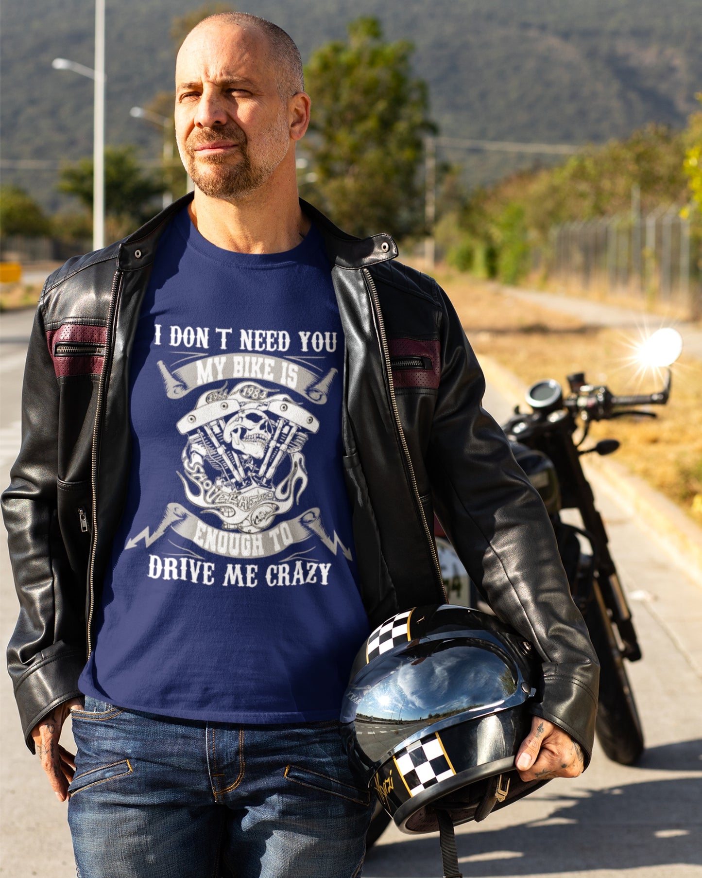 Vintage Shovelhead Motorcycle Tee - Perfect for Bikers