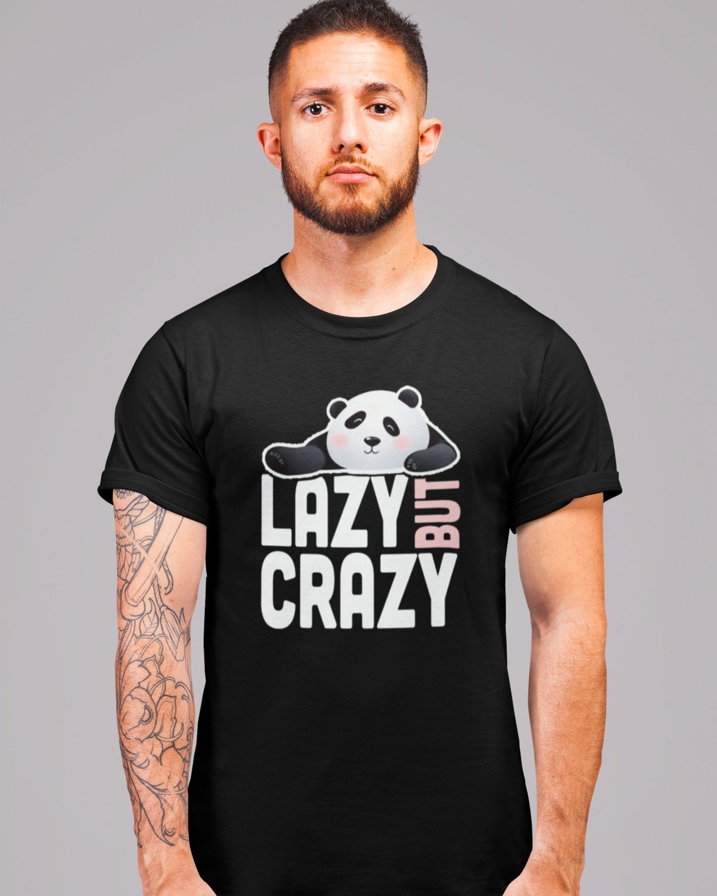 Funny Tshirts-Lazy But Crazy