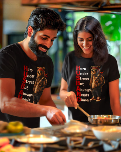 Heroic Husband Bear T-Shirts – Perfect Blend of Humor and Style