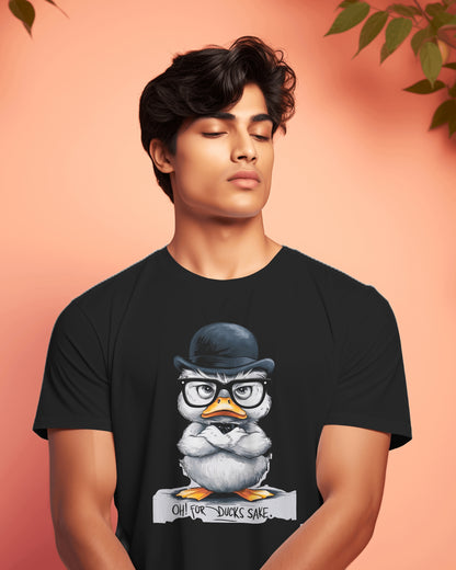 Oh! For Ducks Sake Graphic Tee – Quirky Duck Edition