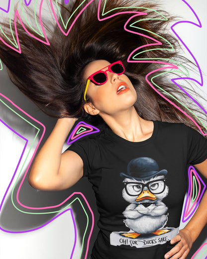 Oh! For Ducks Sake Graphic Tee – Quirky Duck Edition