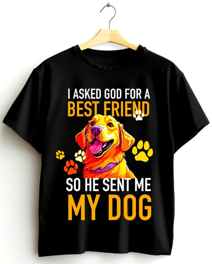 Divine Best Friend Tee - God Sent Me My Dog