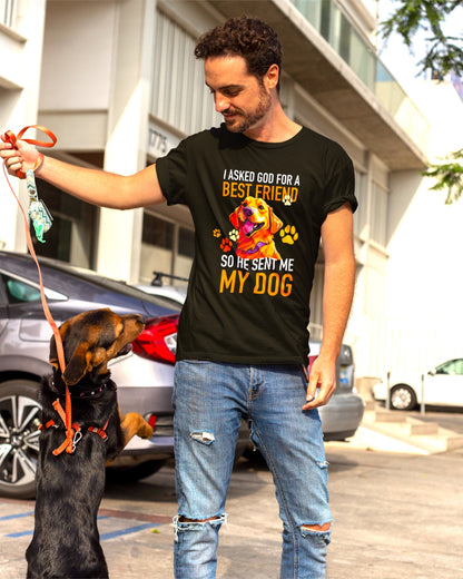 Divine Best Friend Tee - God Sent Me My Dog