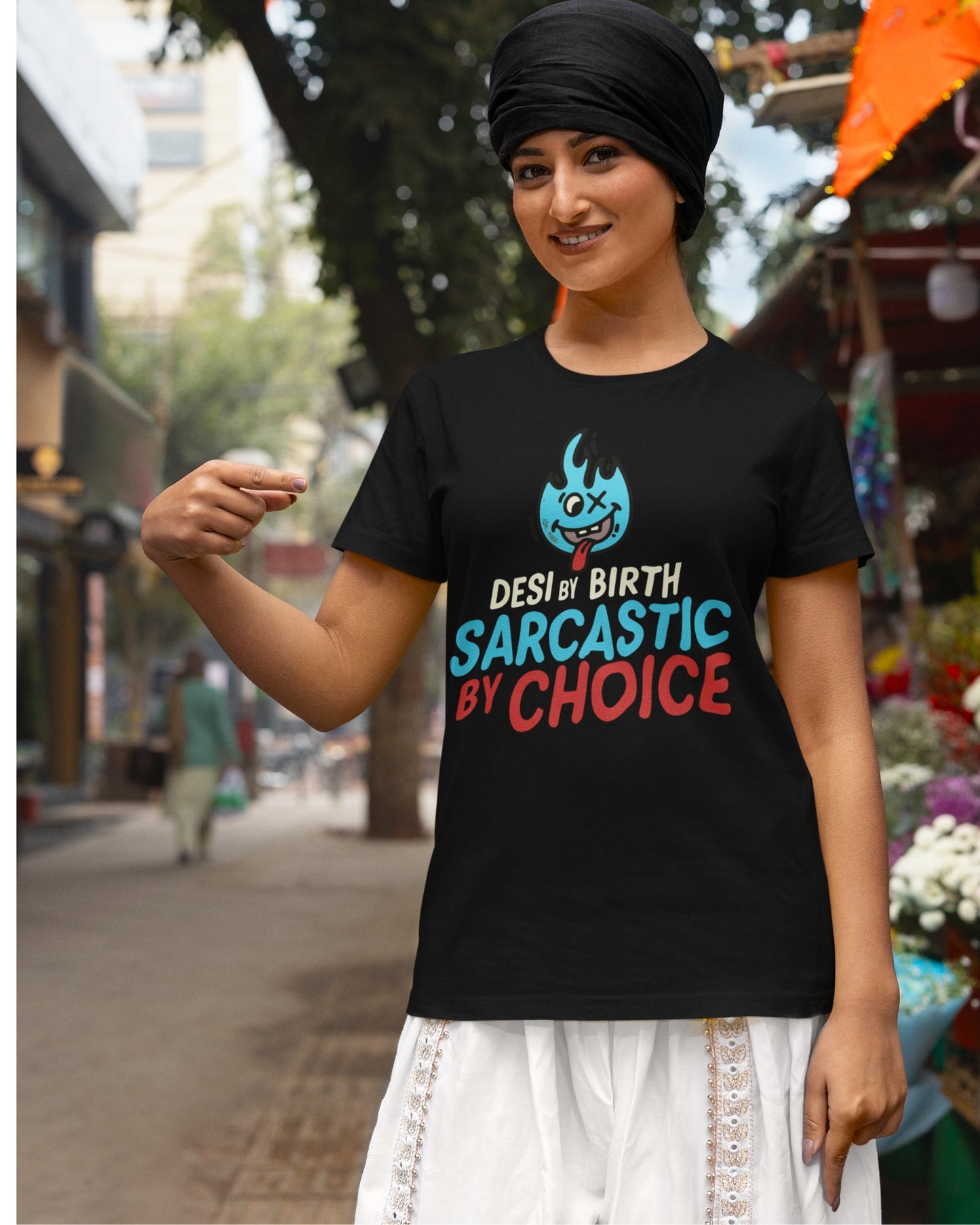 Funny and Sarcastic T-shirts - Desi by Birth , Sarcastic By Choice