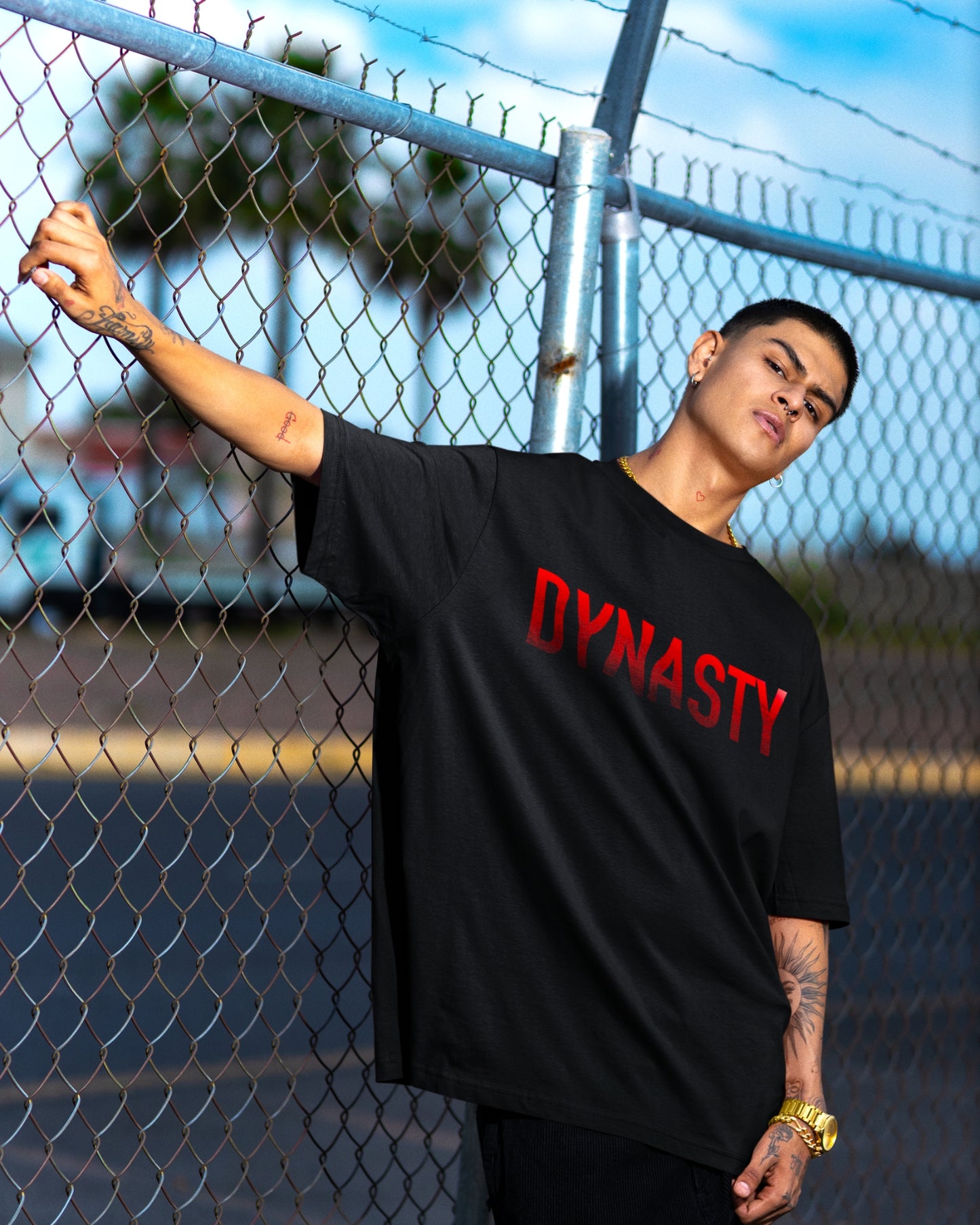 Civil Dynasty Oversized Graphic Tee – Urban Art Edition