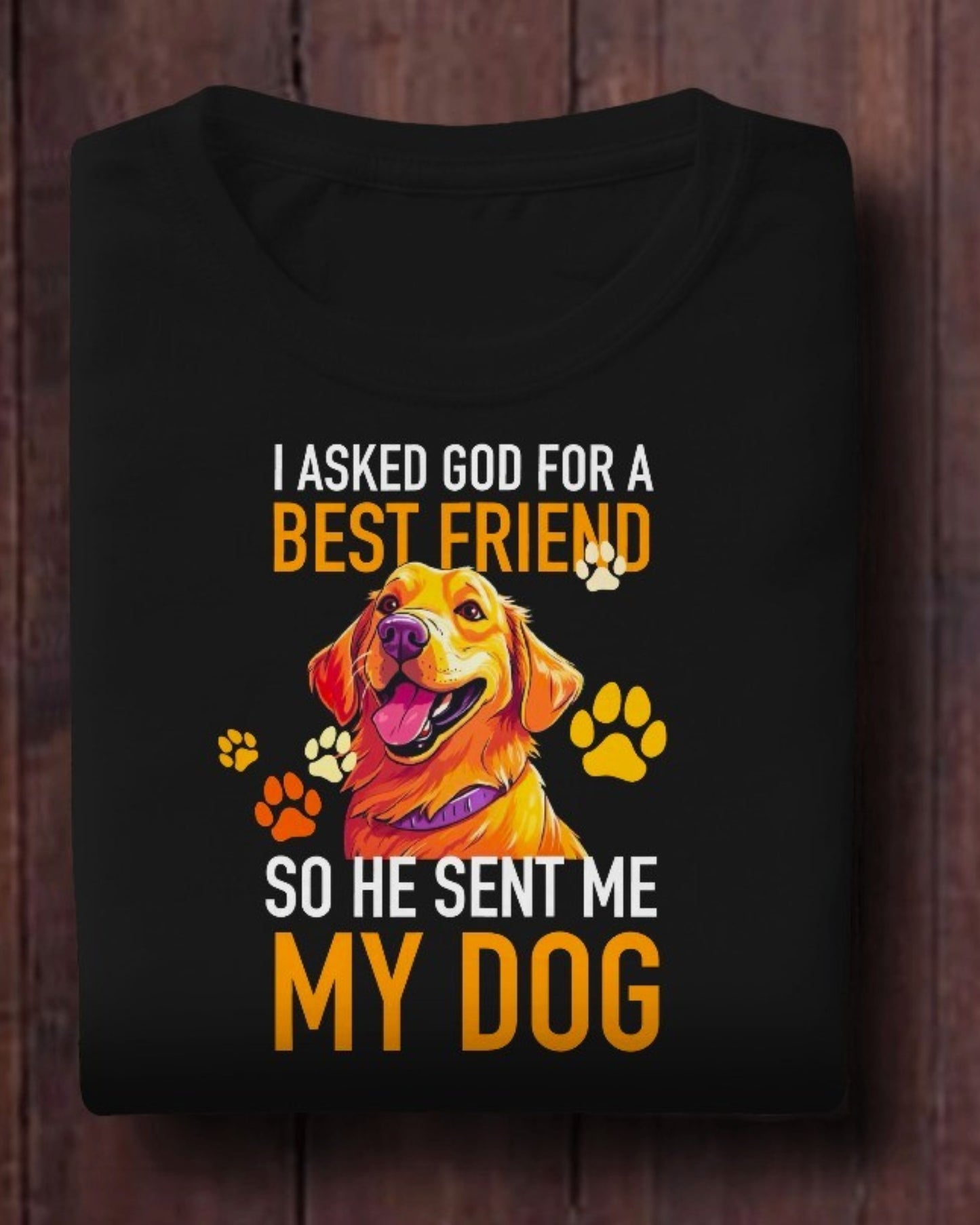 Divine Best Friend Tee - God Sent Me My Dog