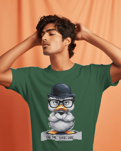 Oh! For Ducks Sake Graphic Tee – Quirky Duck Edition