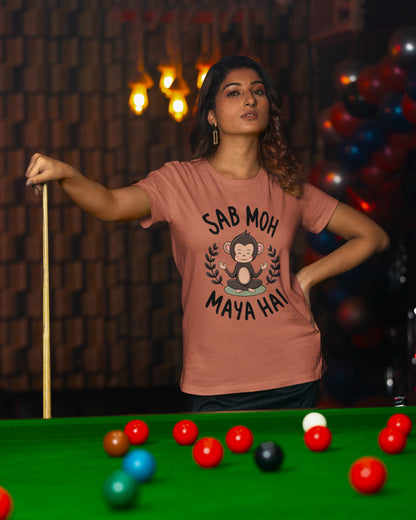 Monk Vibes: Sab Moh Maya Hai Graphic T-shirt