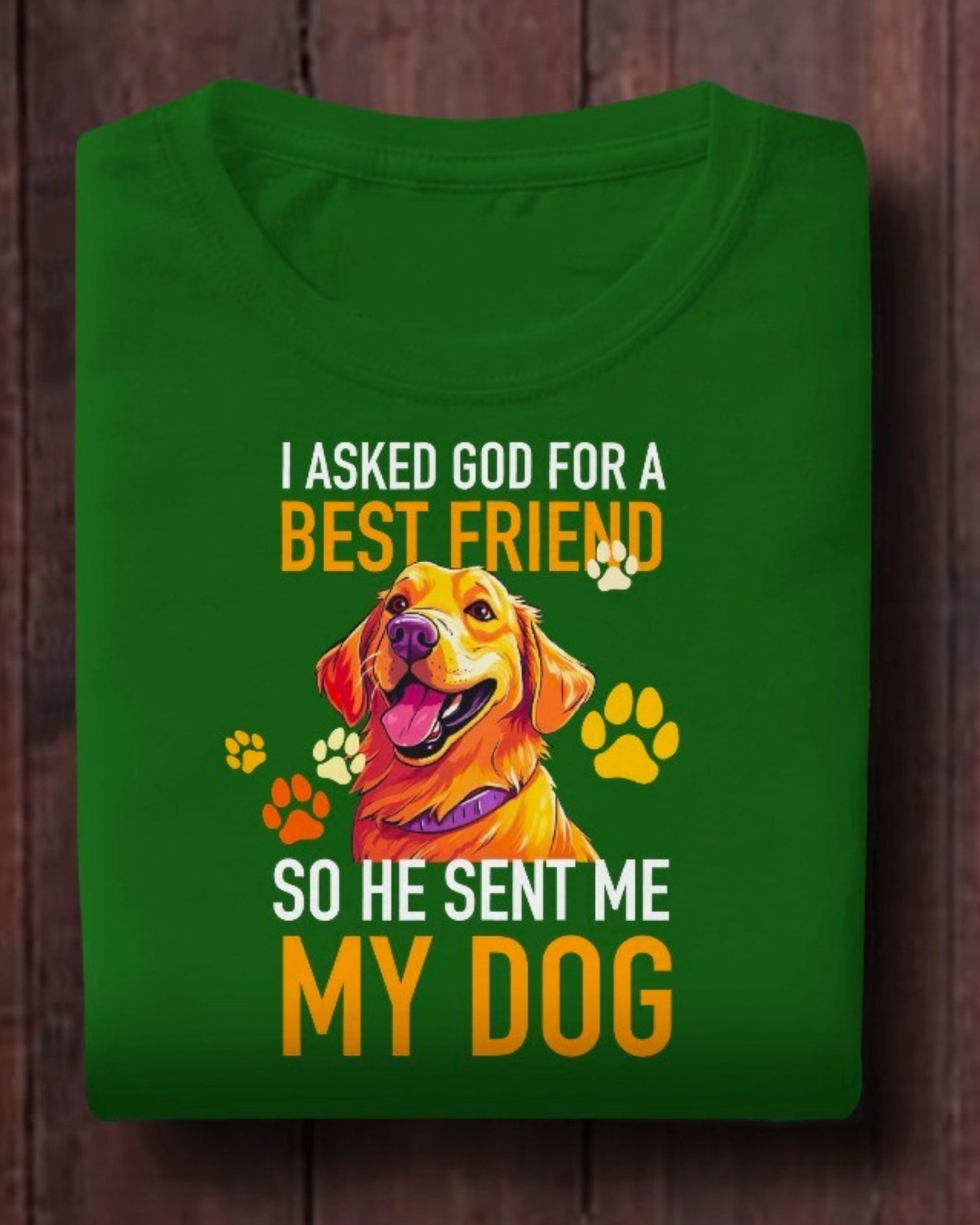 Divine Best Friend Tee - God Sent Me My Dog