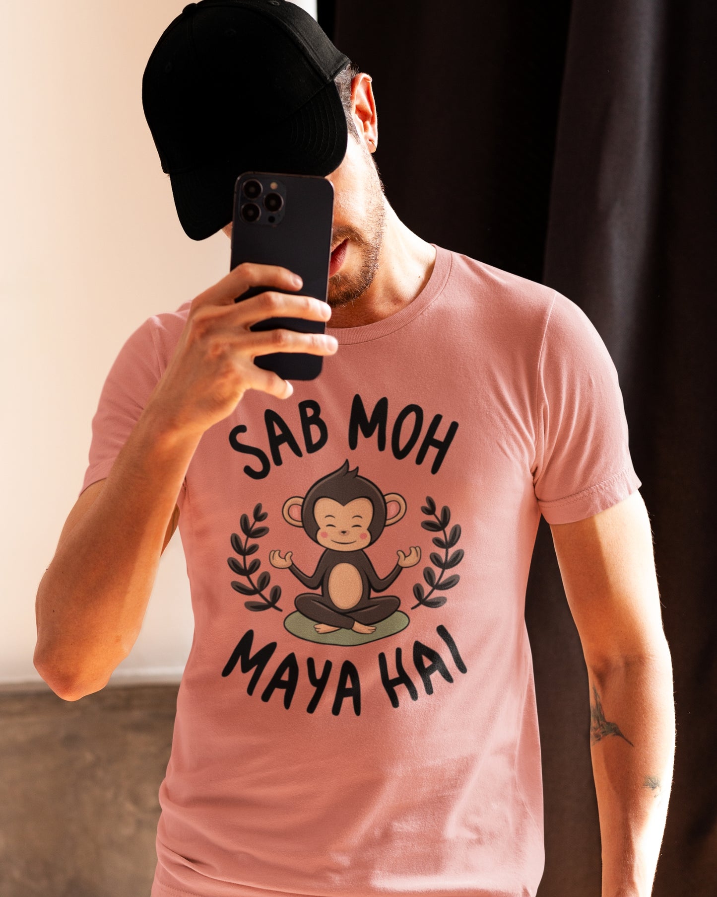 Monk Vibes: Sab Moh Maya Hai Graphic T-shirt