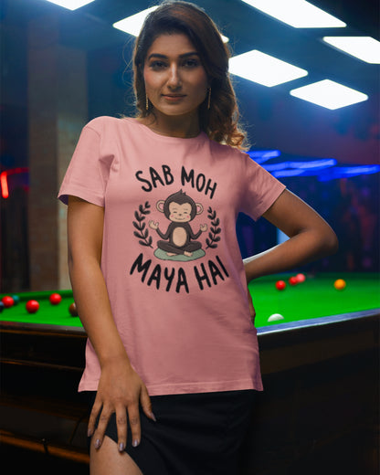 Monk Vibes: Sab Moh Maya Hai Graphic T-shirt