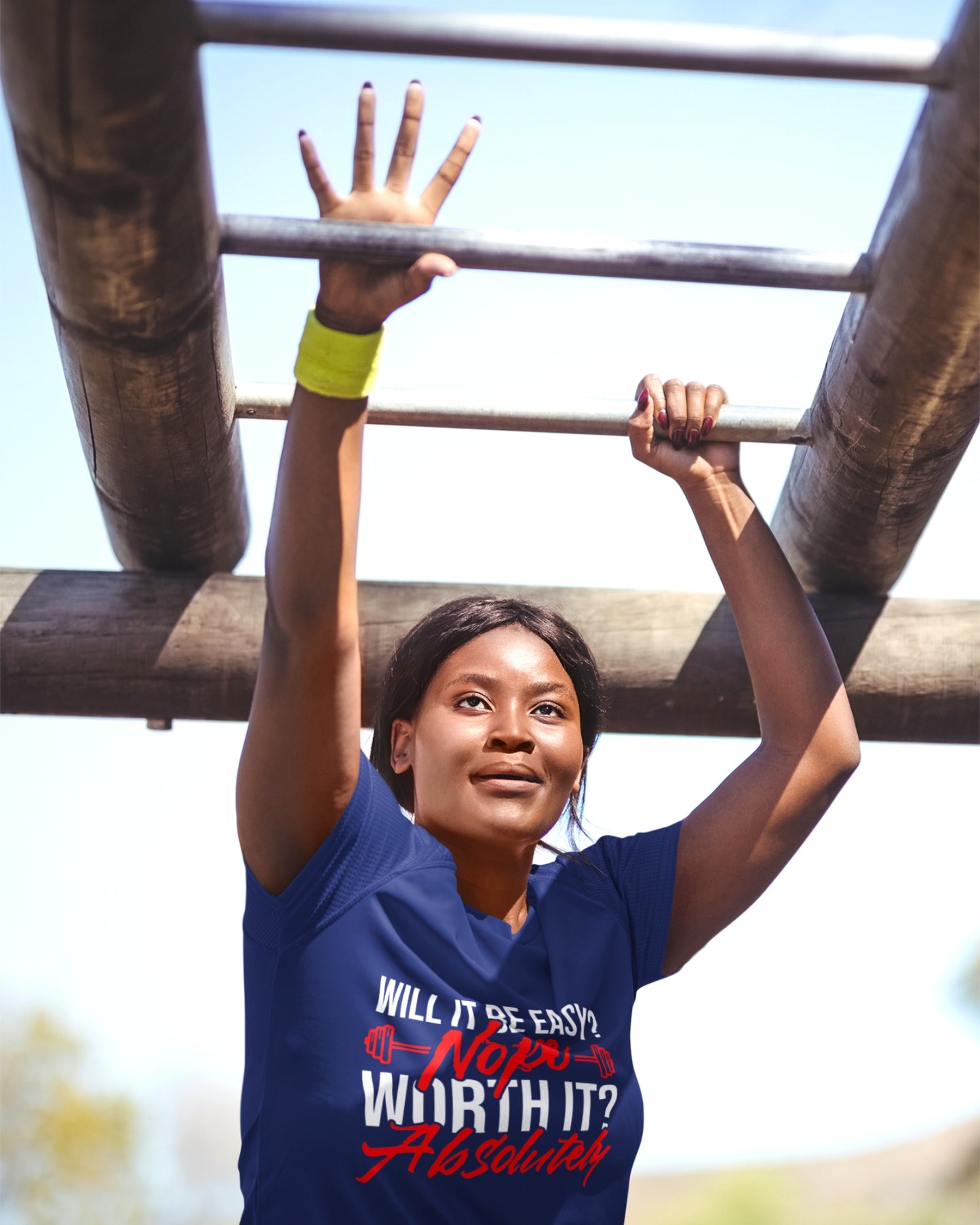 Motivational Gym T-Shirt - Will It Be Easy? Nope. Worth It? Absolutely