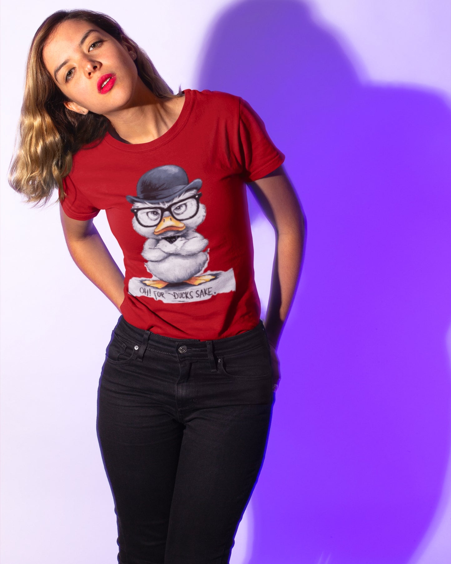 Oh! For Ducks Sake Graphic Tee – Quirky Duck Edition