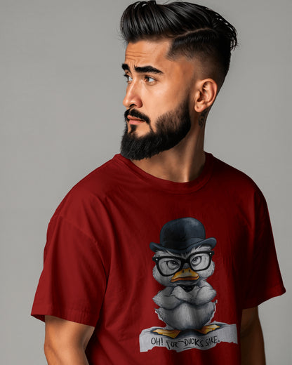 Oh! For Ducks Sake Graphic Tee – Quirky Duck Edition