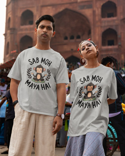 Monk Vibes: Sab Moh Maya Hai Graphic T-shirt