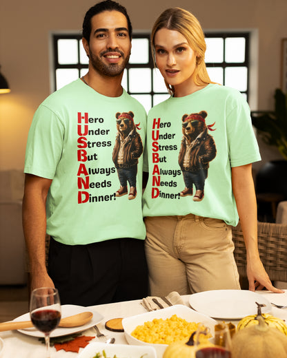 Heroic Husband Bear T-Shirts – Perfect Blend of Humor and Style