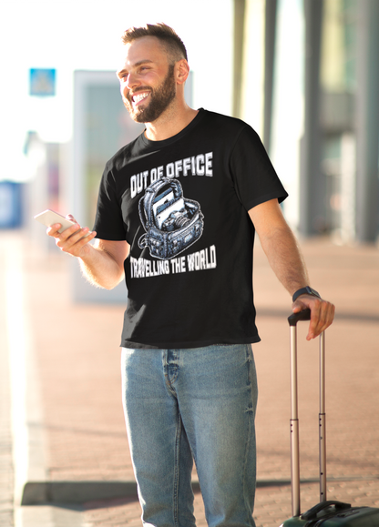 Out of Office Travel T-Shirt - Adventure Awaits