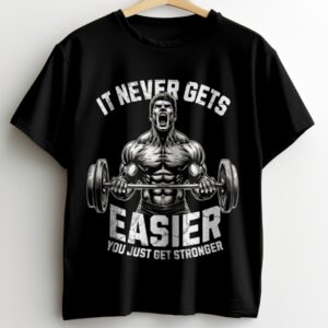 The "Stronger" Graphic Gym Tee - Fitness T-Shirts