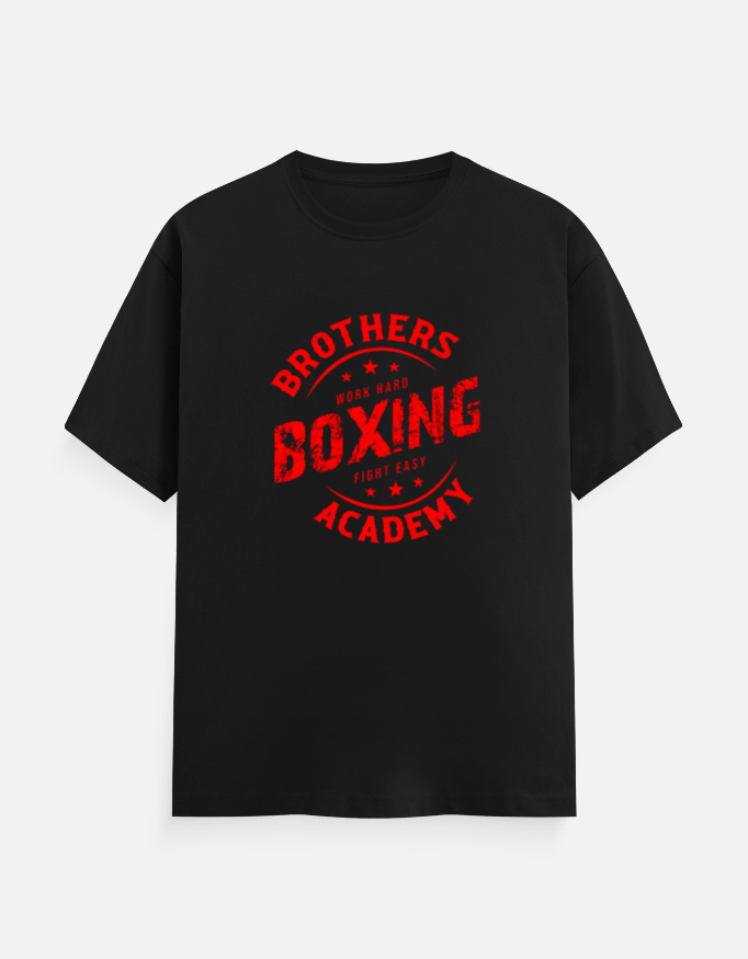 Brothers Boxing Academy — Work Hard Fight Easy T-Shirt - Image 9